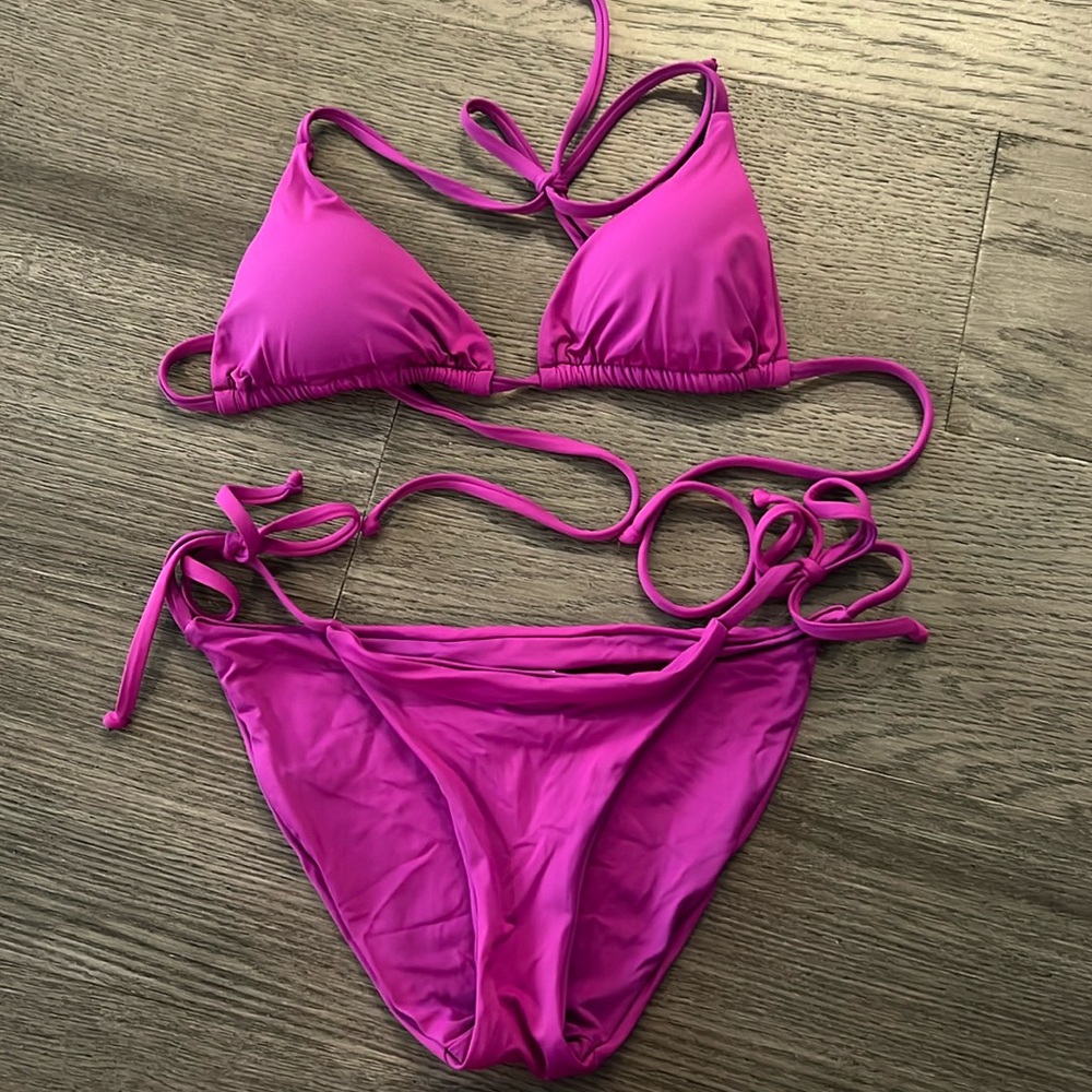 Purple bikini
